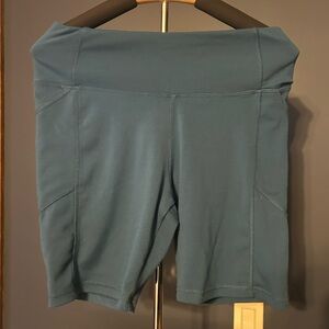 Juicy couture biker shorts | Size: M | Color: Blue/Green